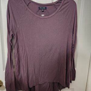 American Eagle Outfitters Soft & Sexy Mauve Long Sleeve Tee Size Small